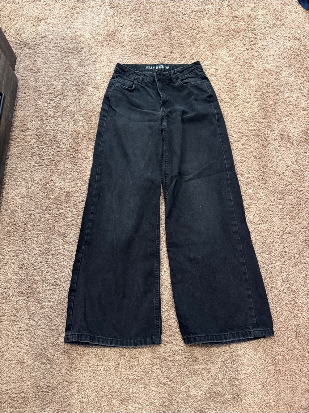 Wide-Leg Black Women’s Jeans Prinark